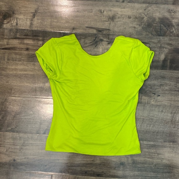 AFRM Low Back Neon Green Top - Picture 1 of 3
